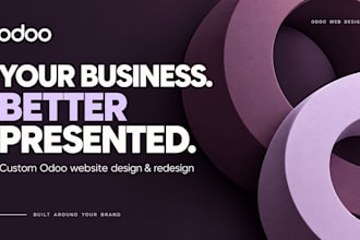 design or redesign a professional odoo website