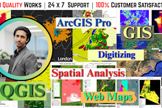 do spatial analysis gis mapping in qgis arcgis pro