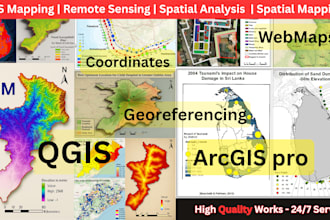 do spatial analysis gis mapping in qgis arcgis pro