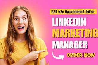do b2b linkedin lead generation and appointment setter