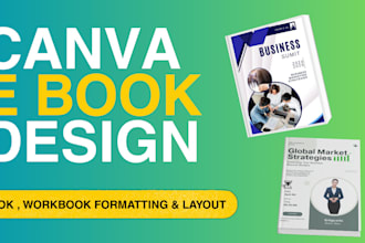 professional canva ebook and workbook design service