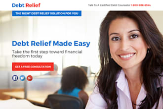 design dynamic debt relief website debt settlement tax relief website crocoblock