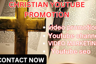 do christian gospel seo organic church youtube channel real video promotion