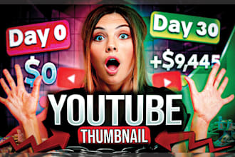 clickbait boosts premium youtube thumbnail design in 3 hrs