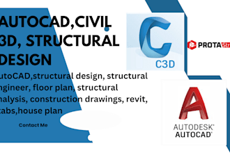 design reinforced concrete structures and produce detailed autocad drawings