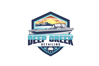 design creative eye popping logo for a summer lake job