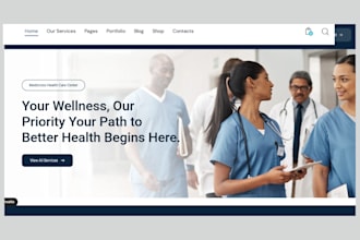 build medical website healthcare website clinic dental website doctor website
