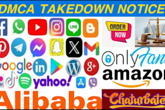 remove infringement illegal leaked pirated stolen infringing defaming post dmca