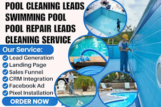 generate pool cleaning leads swimming pool lead pool repair and cleaning service