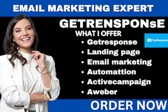 getresponse landing page email marketing automation activecampaign aweber