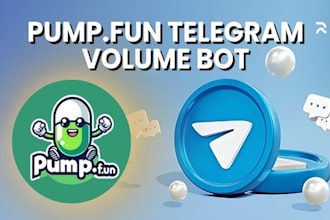 create telegram pumpfun bot, solana market maker bot and raydium dex bot