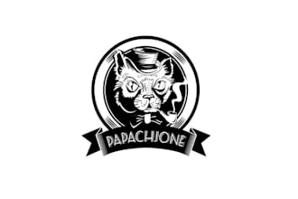 design surprising child cat clothing brand logo