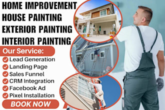 generate house painting leads home improvement exterior and interior painting