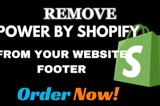 remove by power by shopify from your website footer and fixed bugs