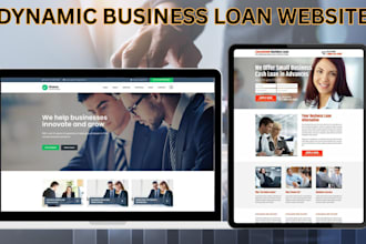 build dynamic business loan website business funding website using crocoblock