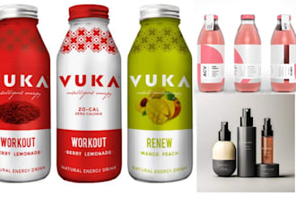 do custom label product design, product packaging design, product label design