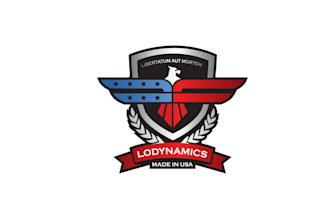 do greatest american themed logo for automotive fabricator