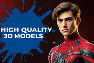 create high quality 3d models for vrchat games animation and metaverse