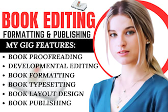 developmental edit proofread format publish kdp memoir fiction nonfiction novel