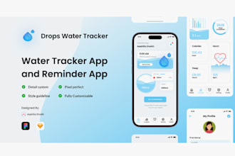 develop ai hydration tracker app, wellness coach app, water intake reminder app
