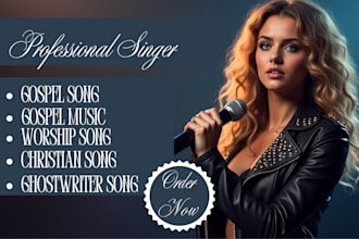 produce your christian and gospel song with a well complete instrument