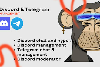 engage in your discord server telegram community discord chat telegram chat