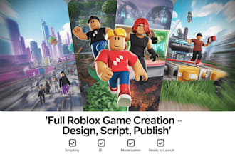 do full roblox game development full game creation roblox game developer roblox