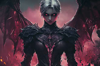 do sci fi horror and fantasy scene concept art illustrations