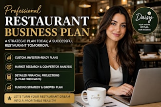 have our team write a business plan for your restaurant