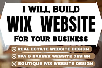 redesign wix website design and redesign wix landing page wix studio store