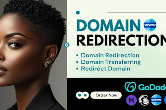 redirect, transfer, connect, migrate, forward, register, move your domain name