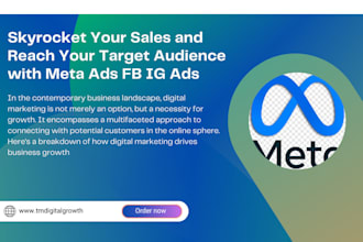 skyrocket your sales and reach your target audience with meta ads fb ig ads
