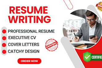 write professional resume, cover letters, executive CV with a standout design