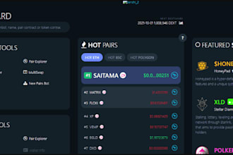 develop dextool trending bot, dextools trending bot, trading volume bot, cmc bot