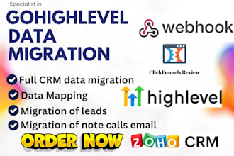 migrate workflow leads data to gohighlevel from activecampaign webhook snapshot