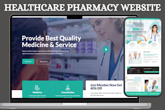 design responsive healthcare pharmacy website pharmacy website medical website