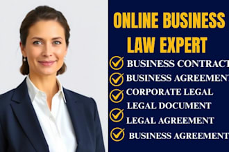 draft  review business contracts business agreement corporate legal document