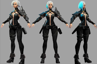 make stylized 3d character,morphing cartoon 3d ue5 rig for game,animation,mocap