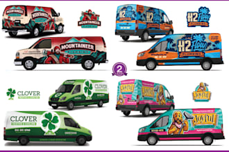 expert van wrap, car wrap, truck wrap and  vehicle wrap design