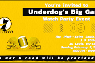 design a modern and unique logo for your bar food event