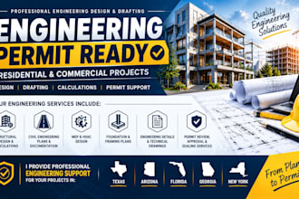 design engineering permit ready for texas, arizona, florida, georgia, new york