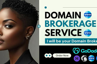 be your domain broker, list domain, register domain and research your domain dns