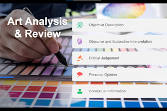 write an art analysis and review for you