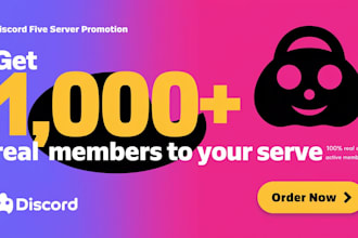 promote your discord server, fivem, rust list for real members