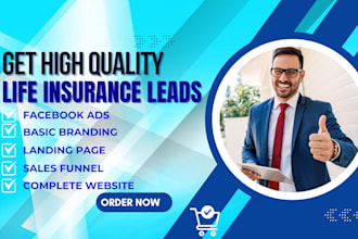 life insurance leads website gohighlevel insurance