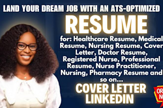 write healthcare medical doctor registered nurse practitioner pharmacy resume cv