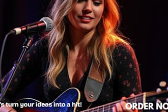 be your female singer vocalist pop rock metal edm songwriter