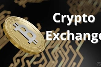 create crypto wallet, crypto exchange website p2p dex and mobile app for you