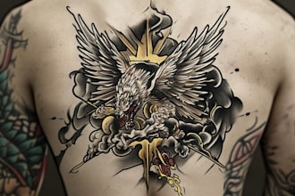 design a black and grey tattoo for you