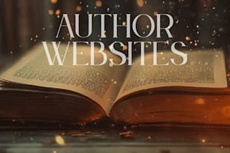 design a highconverting author websites ebook website to sell your book